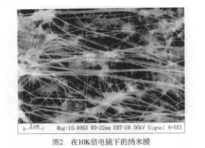 圖二 在10k倍電鏡下的納米膜片